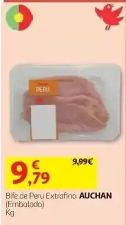 Auchan Bife de Peru Extrafino Auchan promoção