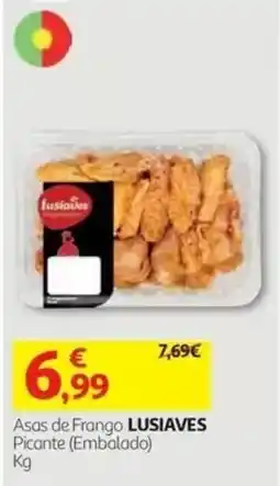 Auchan Asas de Frango LusiaVes Picante (Embalado) promoção
