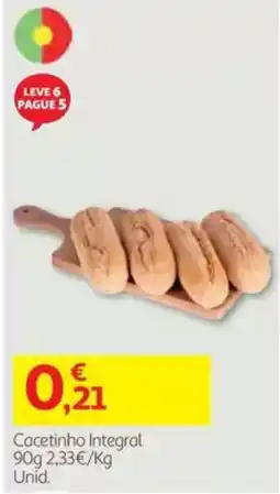Auchan Cacetinho Integral promoção
