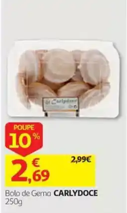 Auchan Bolo de Gema Carlydoce promoção
