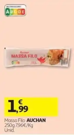 Auchan Massa Filo Auchan promoção