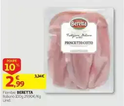 Auchan Fiambre beretta italiano promoção