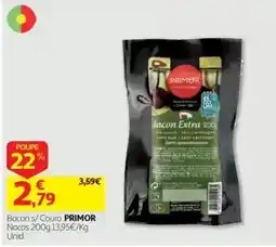 Auchan Bacon s/ Couro primor promoção