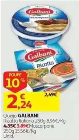 Auchan Queijo galbani promoção