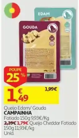 Auchan Queijo Edam/ Gouda Campainha promoção