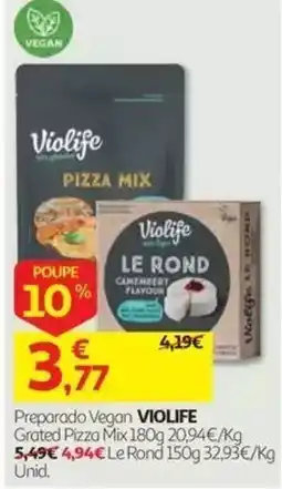Auchan Preparado Vegan VIOLIFE promoção