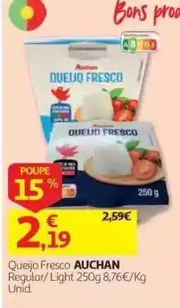 Auchan Queijo Fresco Auchan promoção