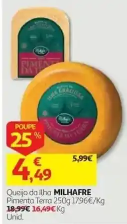 Auchan Queijo da ilha milhafre promoção