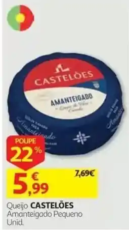 Auchan Queijo castelões amanteigado pequeno promoção