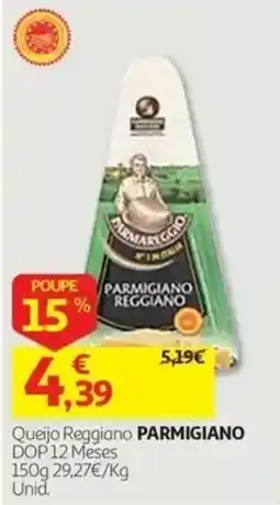 Auchan Queijo Reggiano Parmigiano promoção