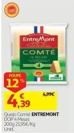 Auchan Queijo Comté ENTREMONT promoção
