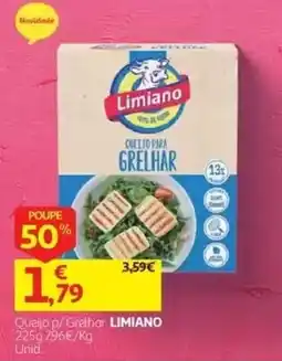 Auchan Queijo p/ Grelhar Limiano promoção