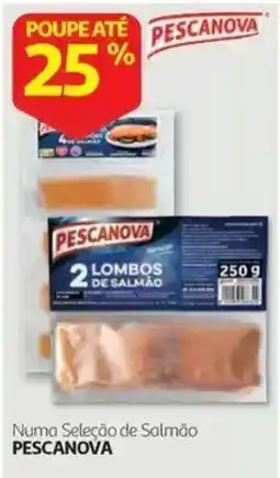 Auchan 2 lombos de salmão pescanova promoção