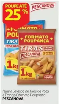 Auchan Tiras de frango formatopoupança pescanova promoção
