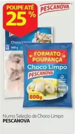 Auchan Choco Limpo Pescanova promoção