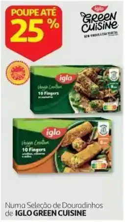Auchan Douradinhos de iglo green cuisine promoção