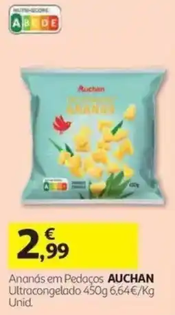 Auchan Ananás em pedaços auchan promoção