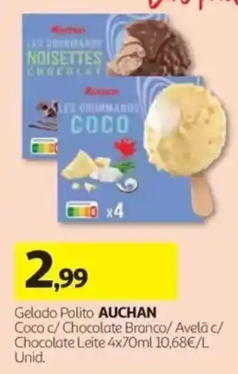 Auchan Gelado Palito Auchan promoção
