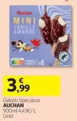 Auchan Gelado Speculoos Auchan promoção
