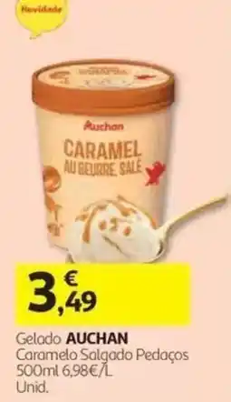 Auchan Gelado auchan caramelo salgado pedaços promoção