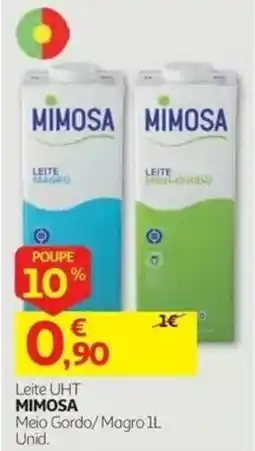 Auchan Leite UHT Mimosa promoção