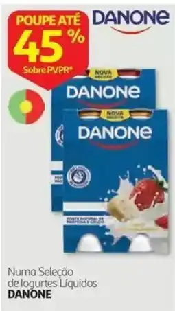 Auchan Numa Seleção de logurtes Líquidos DANONE promoção