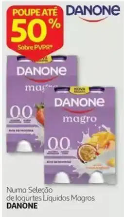Auchan logurtes líquidos magros danone promoção
