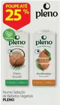 Auchan Bebidas Vegetais Pleno promoção