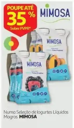 Auchan Numa Seleção de iogurtes Líquidos Magros MIMOSA promoção