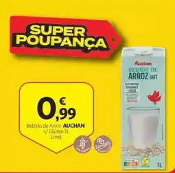 Auchan Bebida de Arroz Auchan s/ Glúten promoção