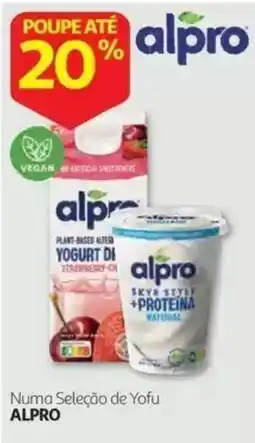 Auchan Numa Seleção de Yofu Alpro promoção