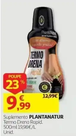 Auchan Suplemento plantanatur termo drena rapid promoção