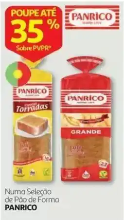 Auchan Pão de forma panrico torradadas promoção