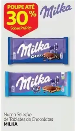 Auchan milka tabletes de chocolates promoção