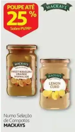 Auchan Numa Seleção de Compotas Mackays promoção