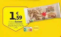 Auchan Finitos Auchan Cereais e Sementes promoção