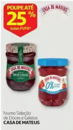 Auchan geleia de morango casa de mateus promoção
