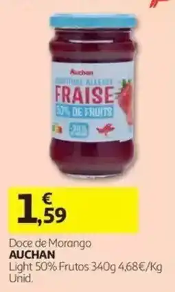 Auchan Doce de morango auchan promoção