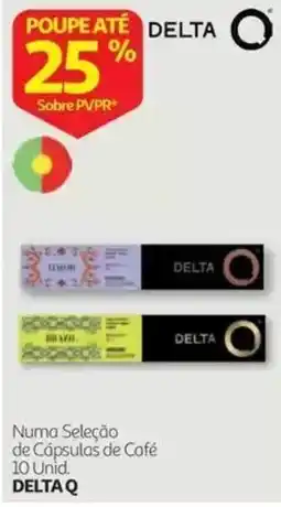 Auchan Numa Seleção de Cápsulas de Café 10 Unid. Delta Q promoção