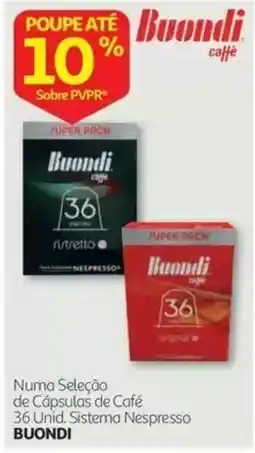 Auchan Cápsulas de Café Buondi promoção