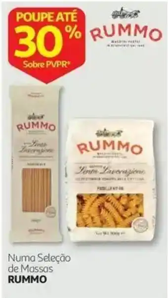 Auchan Numa Seleção de Massas Rummo promoção