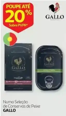Auchan Numa Seleção de Conservas de Peixe Gallo promoção