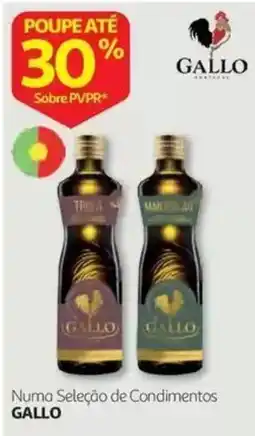Auchan Numa Seleção de Condimentos Gallo promoção