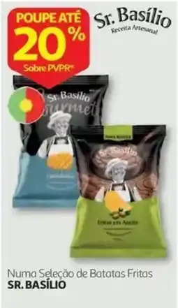 Auchan Numa Seleção de Batatas Fritas Sr. Basílio promoção
