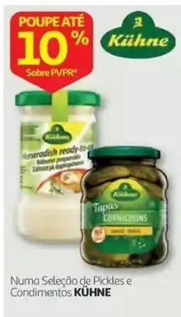 Auchan Numa Seleção de Pickles e Condimentos Kühne promoção
