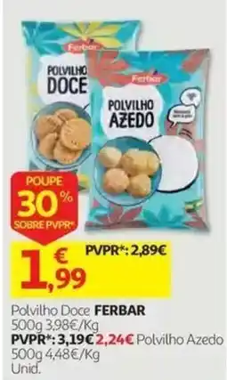 Auchan Polvilho Doce Ferbar promoção