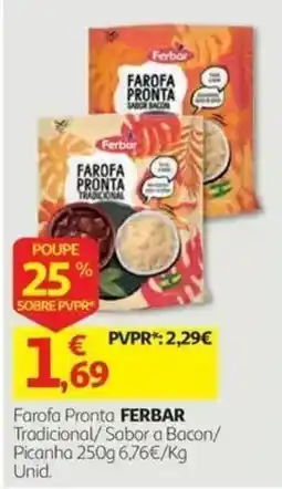 Auchan Farofa Pronta Ferbar promoção