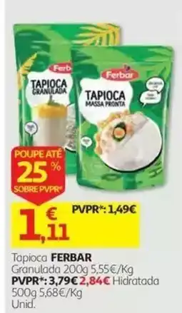 Auchan Tapioca ferbar promoção