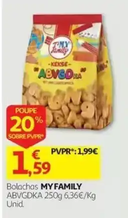 Auchan Bolachas my family abvgdka promoção