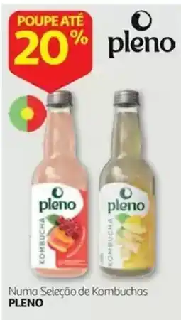Auchan Kombuchas pleno promoção